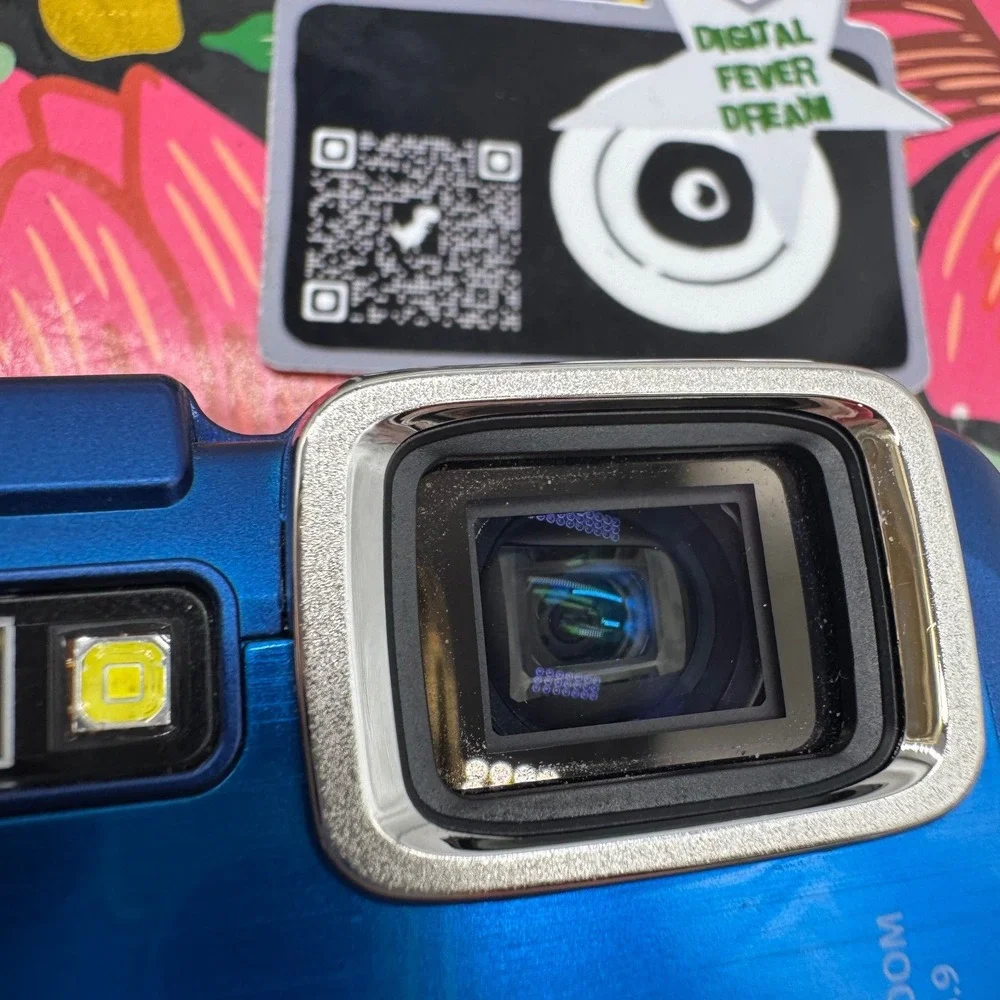 Olympus Tough TG-830 iHS Blue Digital Camera Bundle Waterproof Shockproof 16MP